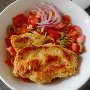 Bowl Mediterráneo con Pasta - 400 kcal